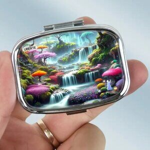 1pc  Dreamy Landscape Medicine Box